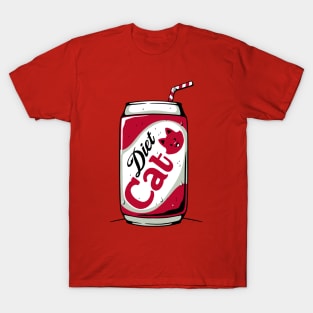 Diet Cat Can Pop Soda by Tobe Fonseca T-Shirt